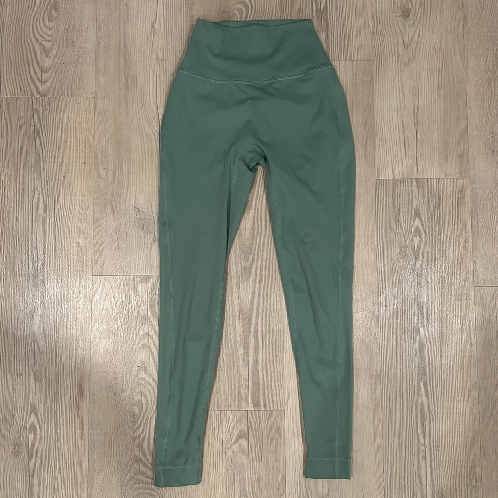 Set Active Women’s Luxform Logo Leggings Size Xs Green Blue Athletic Pants